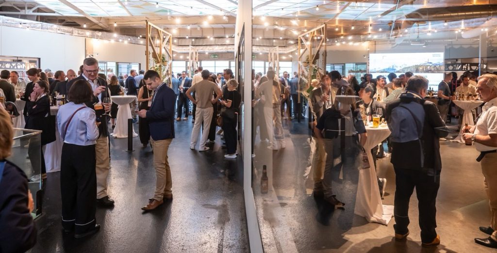 The exhibition hall at the Swiss Biotech Day 2026